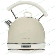 Чайник электрический Ariete Vintage 2877/03. Мощность 2000 Вт, объем 1.7 л, бежевый (6/48)