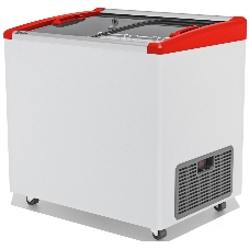 Морозильный ларь FROSTOR GELLAR FG 250 E, белый/красный, 240л, 2 корзины