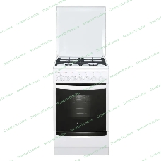 Плита комбинированная Gefest ПГЭ 5102-02 0300 белый, конфорок 4 газовых, духовка 55 л, 50 см x 85 см x 58.5 см