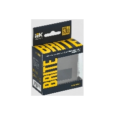 Подсветка светодиодная встраиваемая IEK BRITE ПЛ20-БрТБ темная бронза