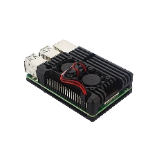Корпус ACD черный Metal Aluminum Case with double Fans for Raspberry Pi 3B/3B+