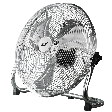 Вентилятор Rix NPSF-8000W хром, напольный, 90 Вт, 3 скорости, 41 см, металлический