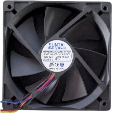 Вентилятор для корпуса Procase AD212025HSPA01 120х25мм Suntai-BeCool (TW), PWM 4pin, 2800 rpm, 0.26A, 122.3CFM, 5.03mm-H2O, 47dB Вентилятор для корпуса Procase AD212025HSPA01 120х25мм Suntai-BeCool (TW), PWM 4pin, 2800 rpm, 0.26A, 122.3CFM, 5.03mm-H2O, 47dB