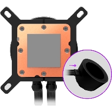 Система жидкостного охлаждения для ПК/ Water Cooling System NZXT Kraken Plus 360 RGB V2 (260W, 360mm, LED temp., Black, RGB/ Fans: 3x120mm, 75.05CFM, 31.9dBA, 2400RPM/ Pump height 55.97mm, 2800RPM, Rad thickness 27mm/ S: 1851, 1700, 1200, 115X, AM5, AM4)