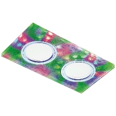 Корпус светильника S234/2 W/CH/M белый/хром/MR16+3W/2MR16+6W(LED MULTI)