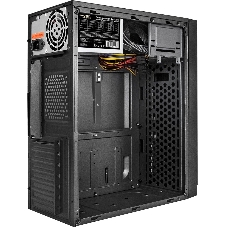 Компьютерный корпус Minitower ExeGate BAA-105U2-01-AAA350 (mATX, БП AAA350 с вент. 8см, 2*USB+2*USB 3.0, аудио, черный)