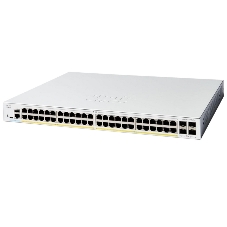 Коммутатор Cisco Catalyst C1200-48P-4X, 48×1 Гбит/с + 4×10 Гбит/с SFP+, управляемый