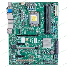 Материнская плата серверная Supermicro MBD-X13SAE-F-B, LGA 1700, Intel W680, 4xDDR5 ECC/non-ECC, 8xSATA-III, 3xM.2 PCIe, 2xPCI-E 5.0 x16, 2xPCI-E x4, 2xGigabit LAN, 1x2.5Gb LAN, 4xUSB-A 3.2 Gen 2, 1xUSB-C, 1xVGA, 1xDVI-D, 1xDP, 1xHDMI, ATX