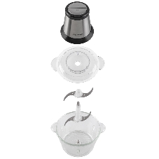 Измельчитель Endever Sigma-131, стальной, 700 Вт, объем чаши 2 л, два двойных лезвия, 8 шт/уп