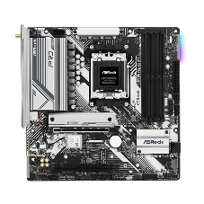 Материнская плата ASRock B650M Pro RS WiFi, AM5, AMD B650, 4xDDR5, 4xSATA, 3xM.2, 1xPCIe 4.0 x16, 1xPCIe 3.0 x16, 1xHDMI, 1xDP, 1x2.5Gb LAN, Wi-Fi 6E, Bluetooth 5.2, 1xUSB-C 10Gbps, 1xUSB-A 10Gbps, 2xUSB-A 5Gbps, 4xUSB-A 2.0, 3x3.5 мм, 7.1, mATX