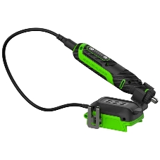 Прямошлифовальная машина (гравер) аккумуляторный GreenWorks G24RT, 24V, бесщеточный, с принадлежностями 52 шт., без АКБ и ЗУ (3200807)