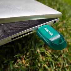 Флешка USB 256 Gb SanDisk CZ96 Ultra Eco, USB 3.2 зеленый