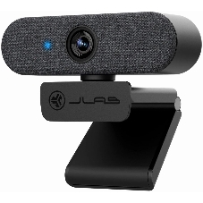 Веб-камера JLab Epic 2560x1440, 30 кадр/с, USB Type-A, микрофон (2 шт), автоматическая фокусировка, автоосвещение, универсальное крепление