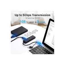 Концентратор Vention CHTBB, USB/USB Type-C, USB, USB