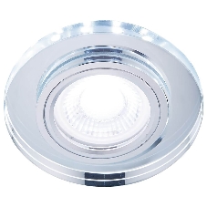 Корпус светильника S214 CL хром/прозрачный /MR16+3W(LED COLD)