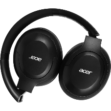 Беспроводные/проводные наушники Acer OHR304 черный, полноформатные, Bluetooth + проводной, активное шумоподавление, до 16 ч