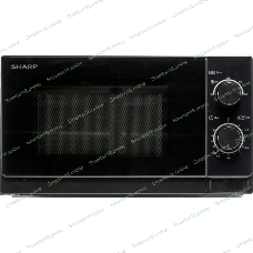 Микроволновая печь Sharp R-2000RK черный, 20 л, 800 Вт, переключатели - поворотный механизм