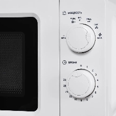 Микроволновая печь Starwind SMW3020 белый, 20 л, 700 Вт, переключатели - поворотный механизм
