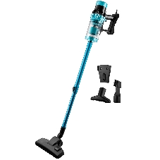 Пылесос вертикальный BRAYER BR4271 голубой, питание от сети, 185 Вт, уборка сухая, пылесборник 0.8 л