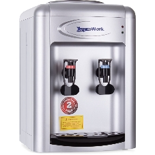 Кулер для воды Aqua Work 0.7-TDR, верхняя загрузка, нагрев 95 °С, охлаждение 12 °С, серебристый