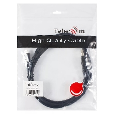 Кабель USB 2.0 A-->mini-B 5P (1.8 м) черный, Telecom TC6911BK-1.8M