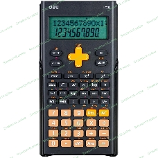 Калькулятор научный Deli E1720-black черный 12-разр.