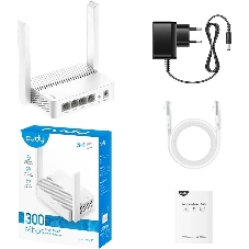Роутер Cudy WR300 N300 10/100BASE-TX/Wi-Fi белый