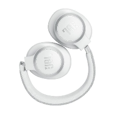 Беспроводные/проводные наушники JBL Live 770NC белый, полноразмерные, Bluetooth + проводной, адаптивное шумоподавление