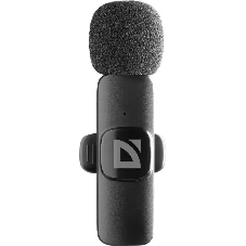 Петличный микрофон Defender Talky-137 wrls, черный, на прищепке, 1шт