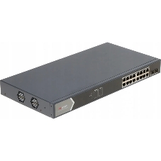 Коммутатор Hikvision DS-3E1518P-SI, 16×1 Гбит/с PoE + 2×1 Гбит/с SFP, управляемый