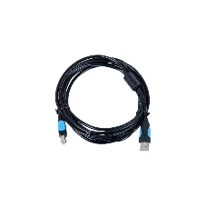 Кабель Vention USB 2.0 AM/BM - 3 м. черный VAS-A16-B300