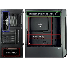 Компьютерный корпус Ginzzu CL120 ATX