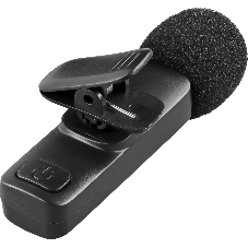 Петличный микрофон Defender Talky-137 wrls, черный, на прищепке, 1шт