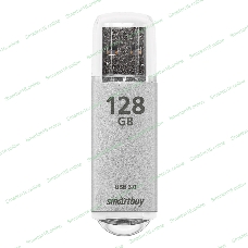 Флешка USB Smartbuy V-Cut Silver (SB128 GbVC-S3), 128Gb, USB 3.0, R/W 75/30, серебристый