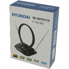 Антенна телевизионная Hyundai H-TAI400 30дБ активная черный