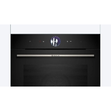 Духовой шкаф Bosch HSG7361B1 Home Connect!! Serie 8, черный, 21 режим + комбинированные режимы, функция приготовление на пару 100%, 4-слойное остекление, 3 цветных текстовых TFT-дисплея 2,5