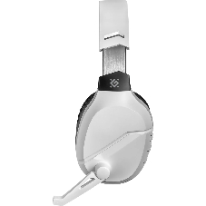 Гарнитура Defender Phantom Pro белый, беспроводная + проводная, Bluetooth, USB / mini jack 3.5 мм