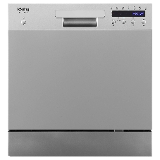 Посудомоечная машина Korting KDFM 25358 S, серебристый, 55 см, 8 компл., сушка конденсационная, 49 дБ, класс A+