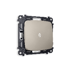 Комплект механизма 1-кл проходного выключателя с подсветкой 5600K OMEGA Серо-бежевый матовый QUANT (OP3620, VM105, G25W) MO362035 Комплект механизма 1-кл проходного выключателя с подсветкой 5600K OMEGA Серо-бежевый матовый QUANT (OP3620, VM105, G25W) MO362035