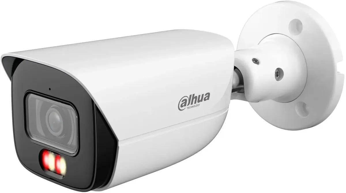 Камера видеонаблюдения Dahua DH-IPC-HFW3449EP-S-IL-0280B, IP, 4 Мп, 2.8 мм, белая