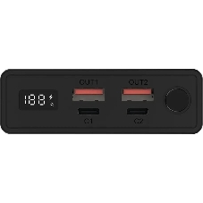 Портативный аккумулятор Digma DGPD100WA 20000mAh QC3.0/PD3.0 100W 5A 2xUSB-A/2xUSB-C черный