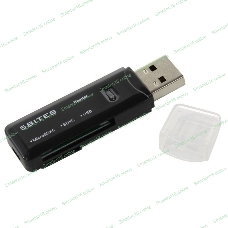 Кард-ридер 5bites RE3-200BK/черный/SDXC/SDHC/SD/microSDXC/microSDHC/microSD/USB 3.0/пластиковый