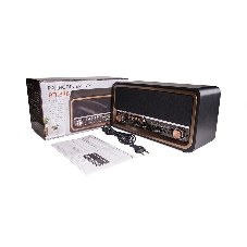 Радиоприемник портативный Сигнал БЗРП РП-336 черный/коричневый USB microSD