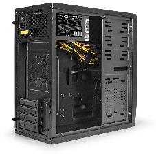 Компьютерный корпус Minitower ExeGate EX272745RUS QA-412U Black, mATX, (XP400, Black, 120мм), 2хUSB+2хUSB 3.0, Audio
