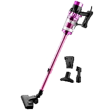 Пылесос вертикальный BRAYER BR4272 фиолетовый, питание от сети, 185 Вт, уборка сухая, пылесборник 0,8 л