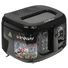 Фритюрница Endever Skyline FR-110 чёрный, 1800 Вт, 2.5 л, антипригарное покрытие