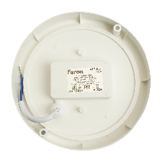 Светильник Feron AL3006 светодиодный с ИК-датчиком, 12W 900Lm 4500K в пластиковом корпусе, IP54, белый, 160x55мм 29610