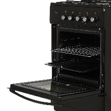 Плита комбинированная Flama RK 2201 B коричневый, конфорок 4 шт, духовка 50 л, 50 см x 85 см x 60 см