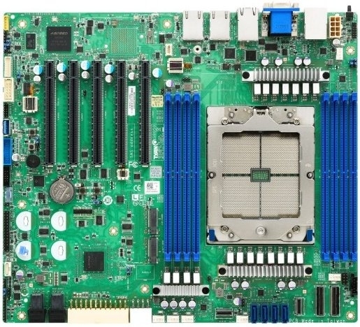 Материнская плата Tyan S8050GM2NE, SP5, SoC, 8xDDR5 RDIMM, 12xSATA 6Gb/s, 2xM.2 PCIe 4.0, 5xPCIe 5.0 x16, 1xVGA, 3x 1Gb LAN, 2xUSB 3.2 Gen1, CEB