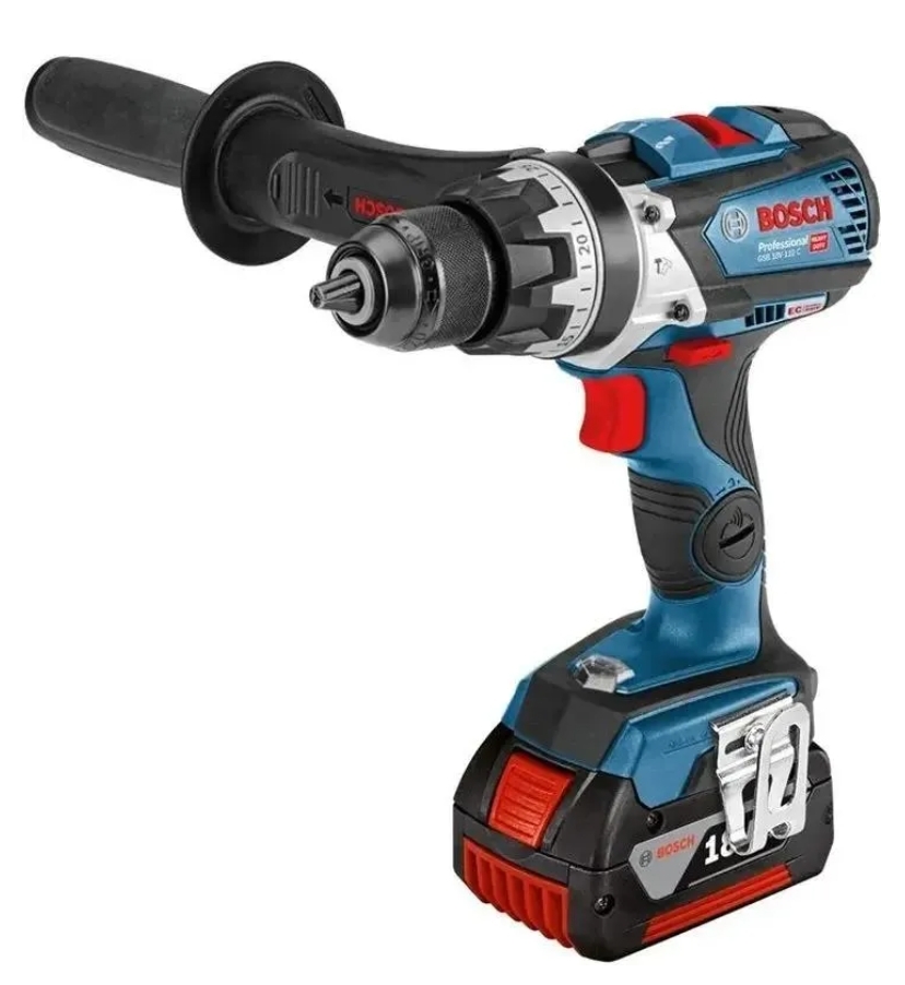 Дрель-шуруповерт Bosch GSR 18V-110 C, 18 В, 5 Ач, 110 Нм, бесщеточный